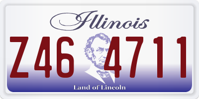 IL license plate Z464711