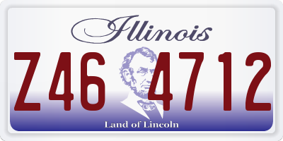 IL license plate Z464712