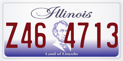 IL license plate Z464713