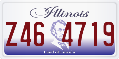 IL license plate Z464719