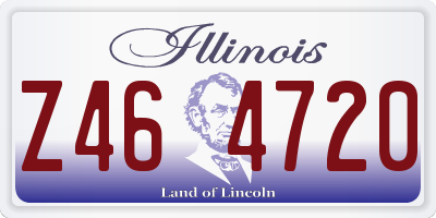 IL license plate Z464720
