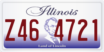 IL license plate Z464721