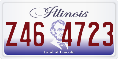 IL license plate Z464723