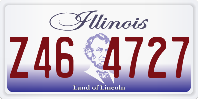 IL license plate Z464727