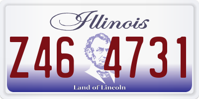 IL license plate Z464731