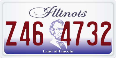IL license plate Z464732