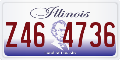 IL license plate Z464736