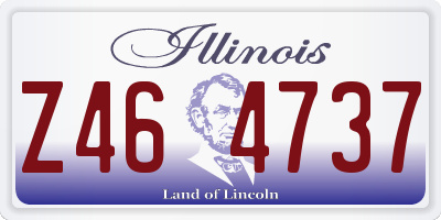 IL license plate Z464737