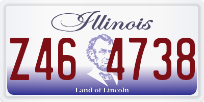 IL license plate Z464738