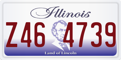 IL license plate Z464739