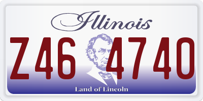 IL license plate Z464740