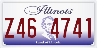 IL license plate Z464741