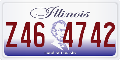 IL license plate Z464742