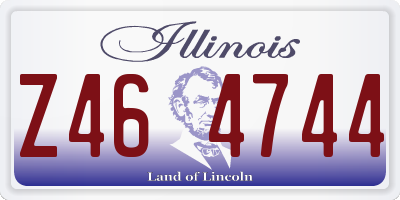 IL license plate Z464744