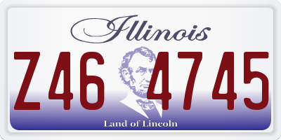 IL license plate Z464745