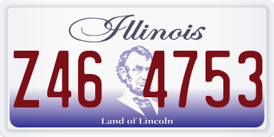 IL license plate Z464753