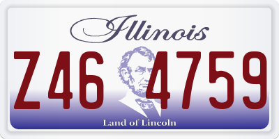 IL license plate Z464759
