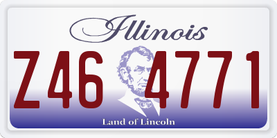 IL license plate Z464771