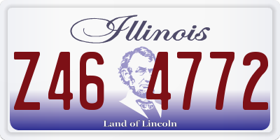 IL license plate Z464772