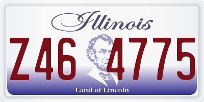 IL license plate Z464775