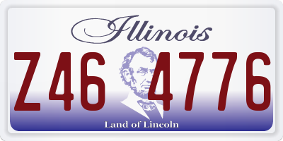 IL license plate Z464776