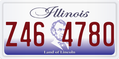 IL license plate Z464780