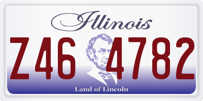 IL license plate Z464782