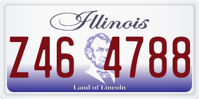 IL license plate Z464788