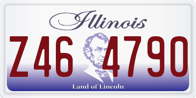 IL license plate Z464790