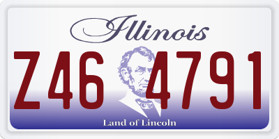 IL license plate Z464791