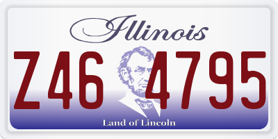 IL license plate Z464795