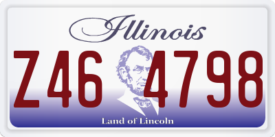 IL license plate Z464798