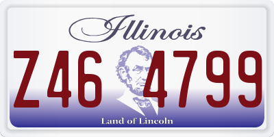 IL license plate Z464799