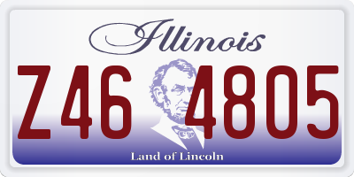 IL license plate Z464805