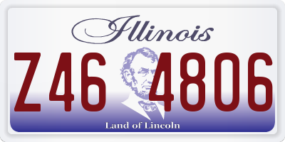 IL license plate Z464806