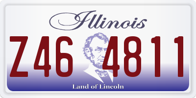 IL license plate Z464811