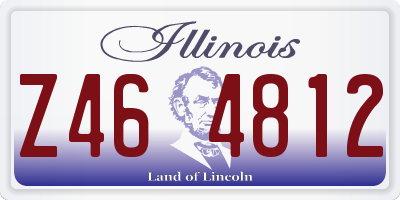 IL license plate Z464812