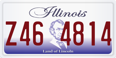 IL license plate Z464814