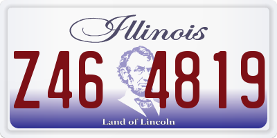 IL license plate Z464819