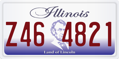IL license plate Z464821
