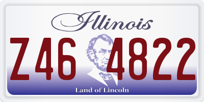 IL license plate Z464822