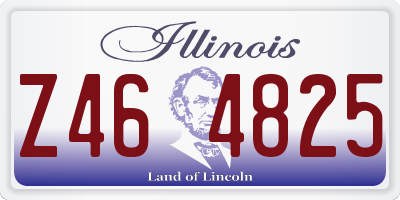 IL license plate Z464825