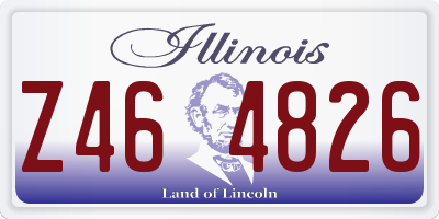 IL license plate Z464826