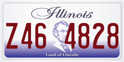 IL license plate Z464828