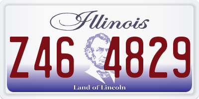 IL license plate Z464829