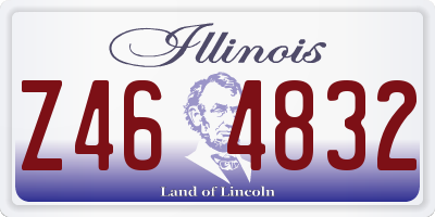 IL license plate Z464832