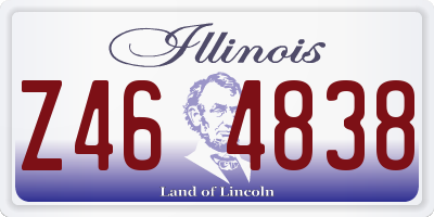 IL license plate Z464838
