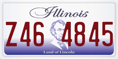 IL license plate Z464845