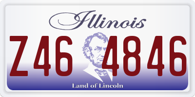 IL license plate Z464846