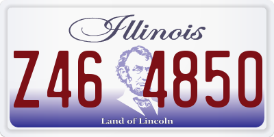 IL license plate Z464850